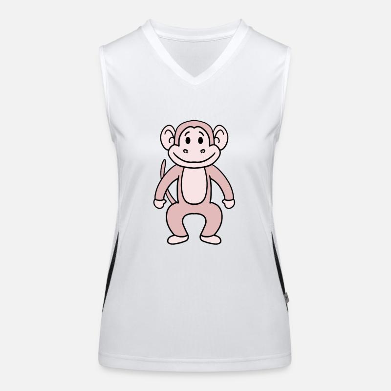Singe Débardeur respirant contrasté Femme