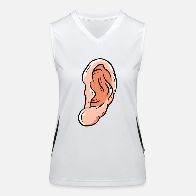 Oreille Débardeur respirant contrasté Femme