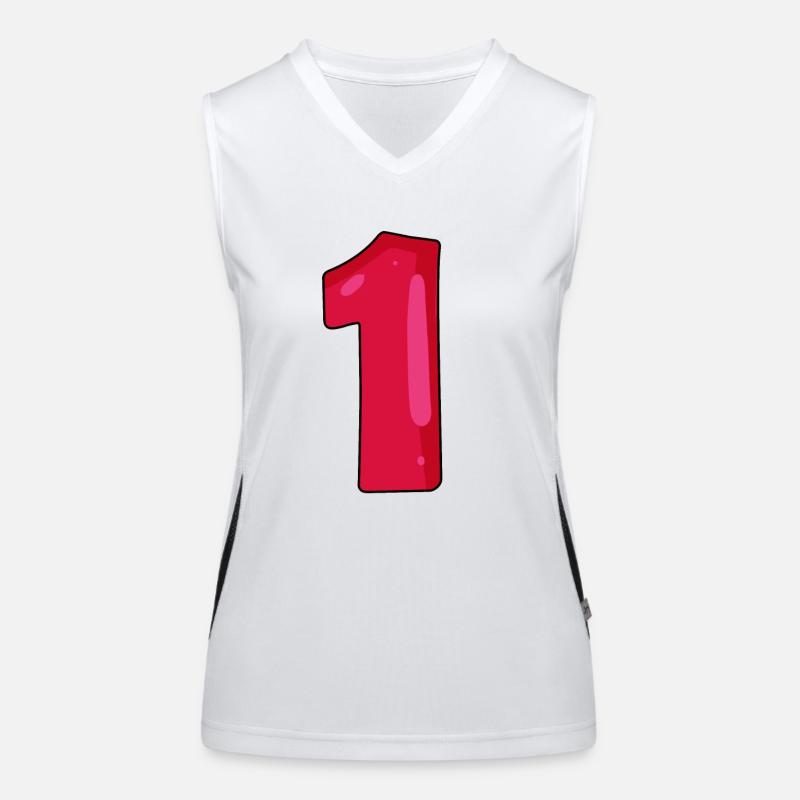 Nummer 1 Funktionelles Kontrast-Tank Top für Frauen
