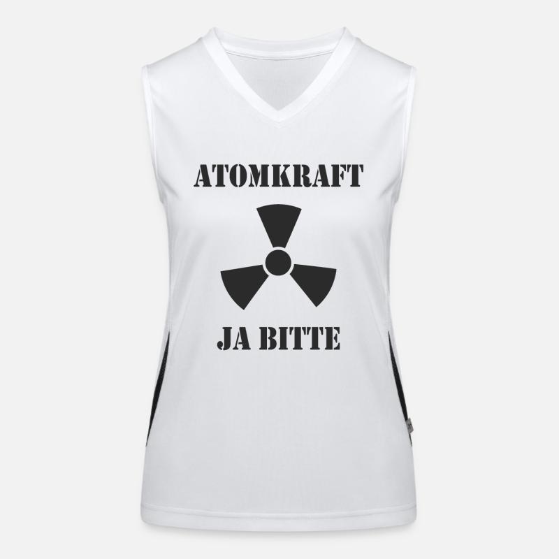 Atomkraft, Ja bitte Funktionelles Kontrast-Tank Top für Frauen