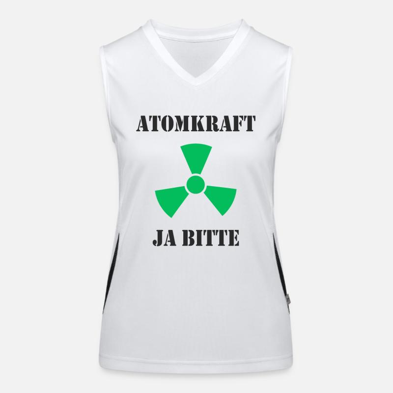 Atomkraft, Ja bitte Funktionelles Kontrast-Tank Top für Frauen