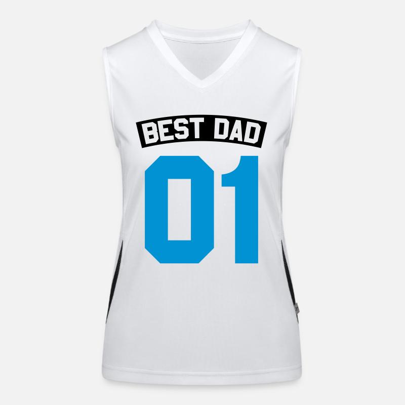 Best Dad Funktionelles Kontrast-Tank Top für Frauen