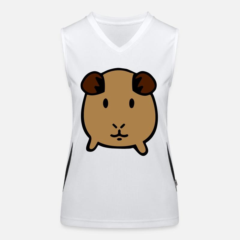 guinea pig Women's Functional Contrast Tank Top