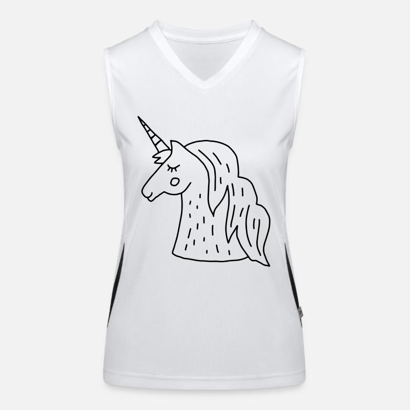 licorne Débardeur respirant contrasté Femme