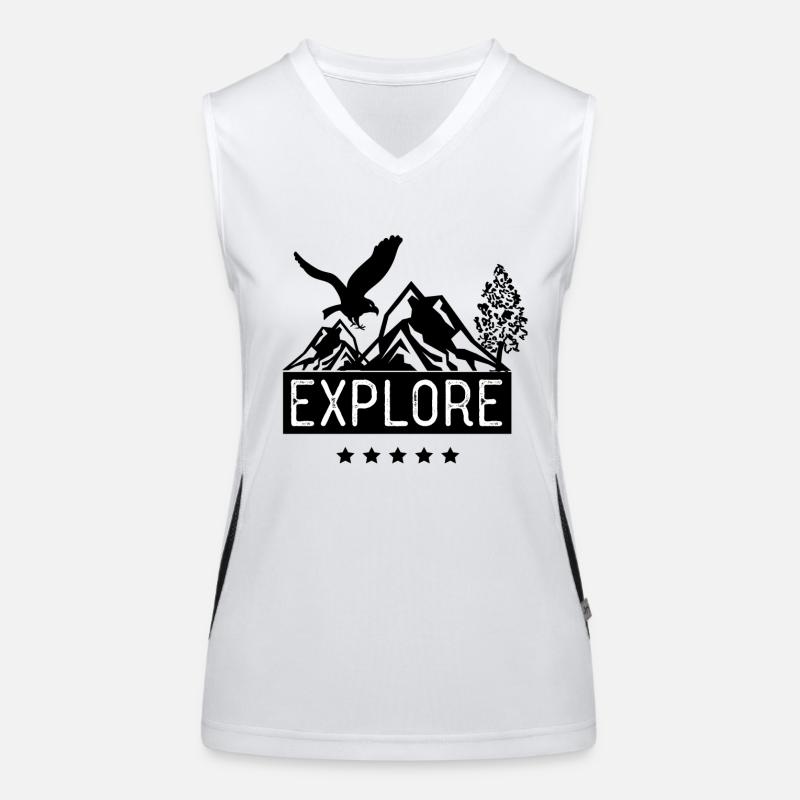 explorer Débardeur respirant contrasté Femme