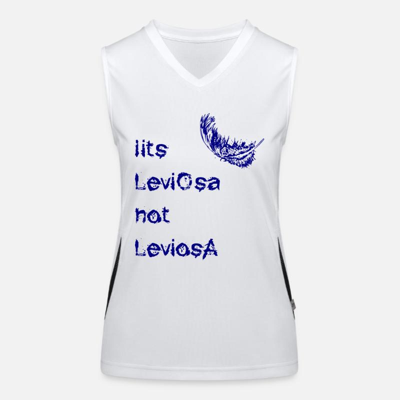 leviosa feather blue Women's Functional Contrast Tank Top