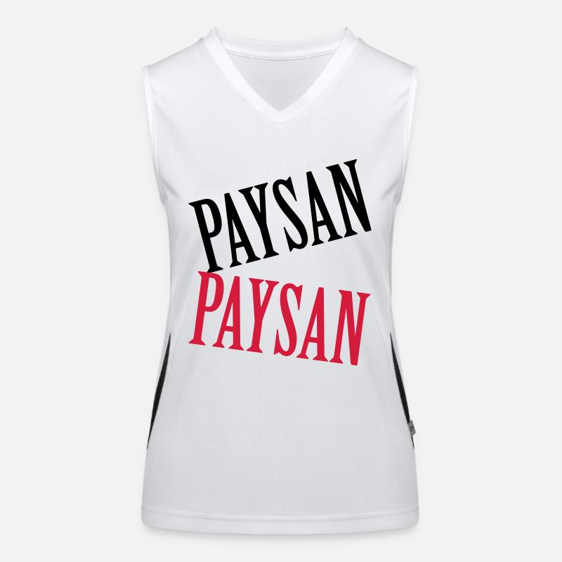 Paysan Débardeur respirant contrasté Femme