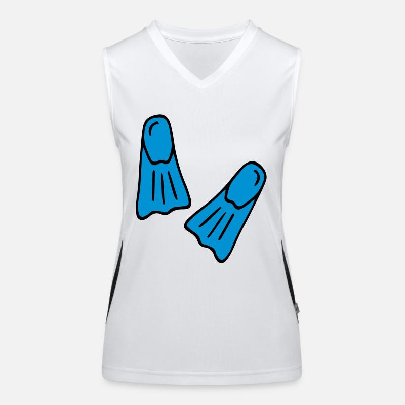 Funny gifts for divers Women's Functional Contrast Tank Top