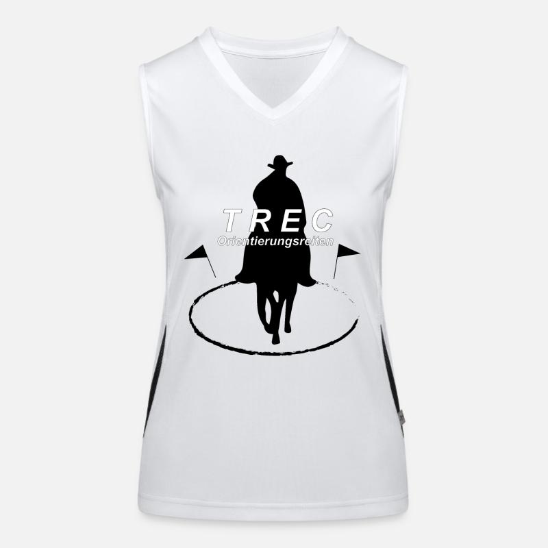 Reiter Trec Funktionelles Kontrast-Tank Top für Frauen