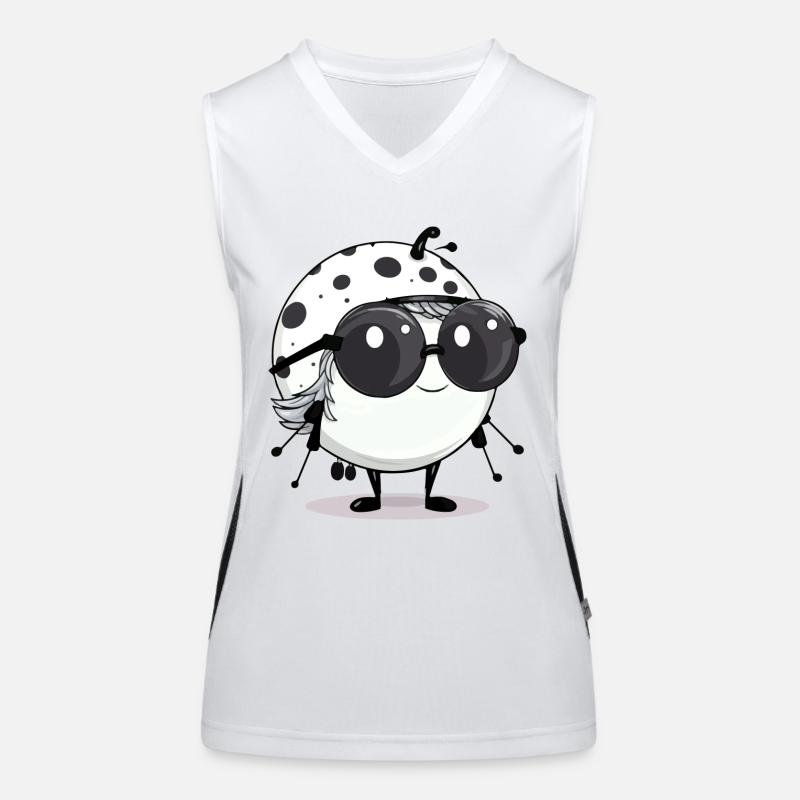 Ali ladybug Women's Functional Contrast Tank Top