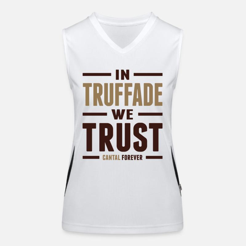 In truffade we trust Débardeur respirant contrasté Femme