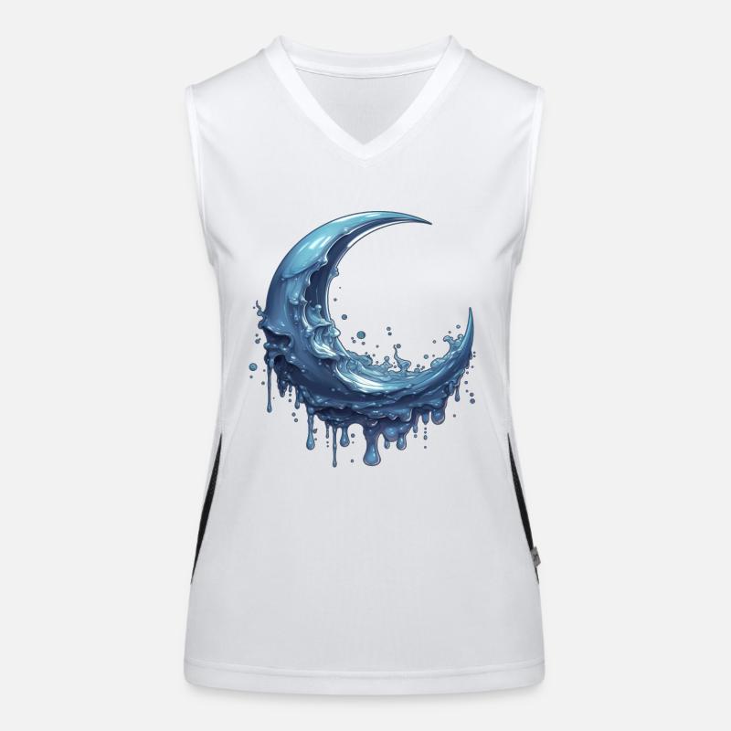 Melting Moon Women's Functional Contrast Tank Top