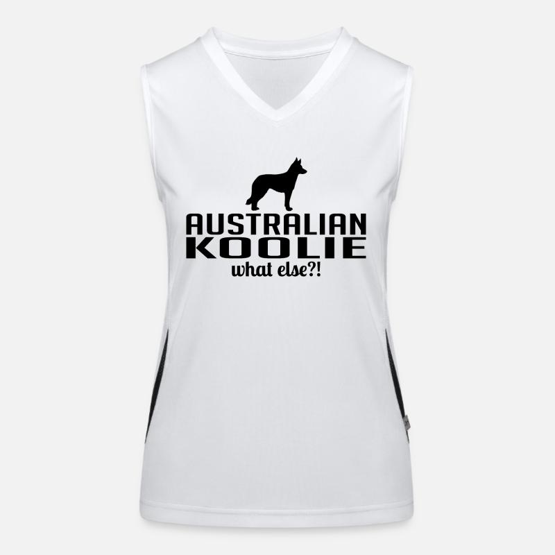 Koolie australien Quoi d’autre Chiens Dire Wilsigns Débardeur respirant contrasté Femme