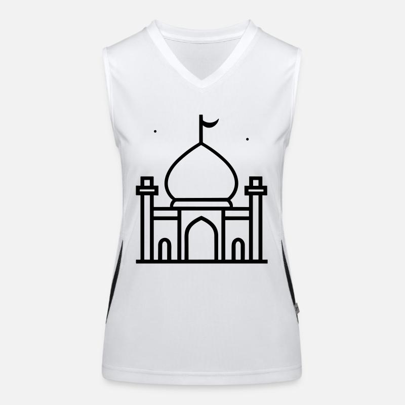 Moschee Funktionelles Kontrast-Tank Top für Frauen