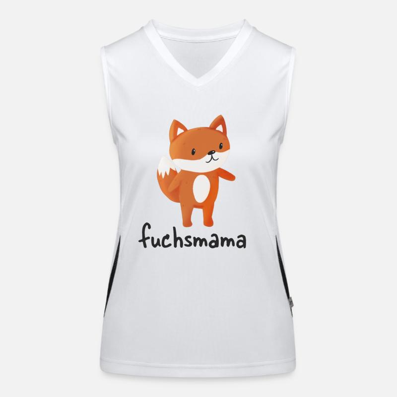 Fox mom Women's Functional Contrast Tank Top