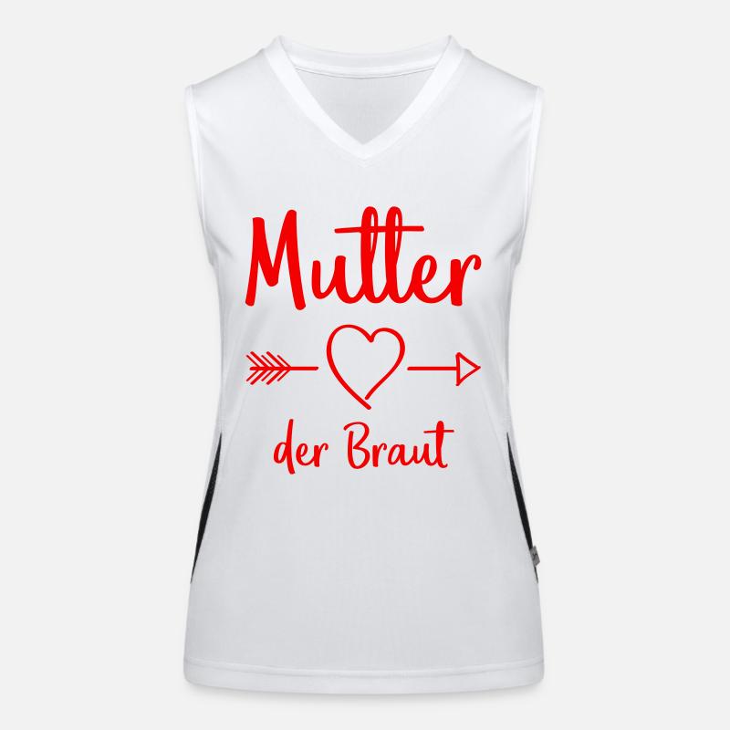 mutter der braut Funktionelles Kontrast-Tank Top für Frauen