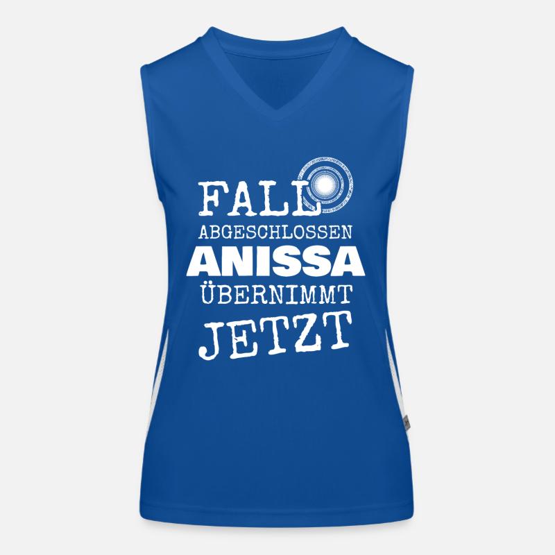 Anissa as a given name Women's Functional Contrast Tank Top