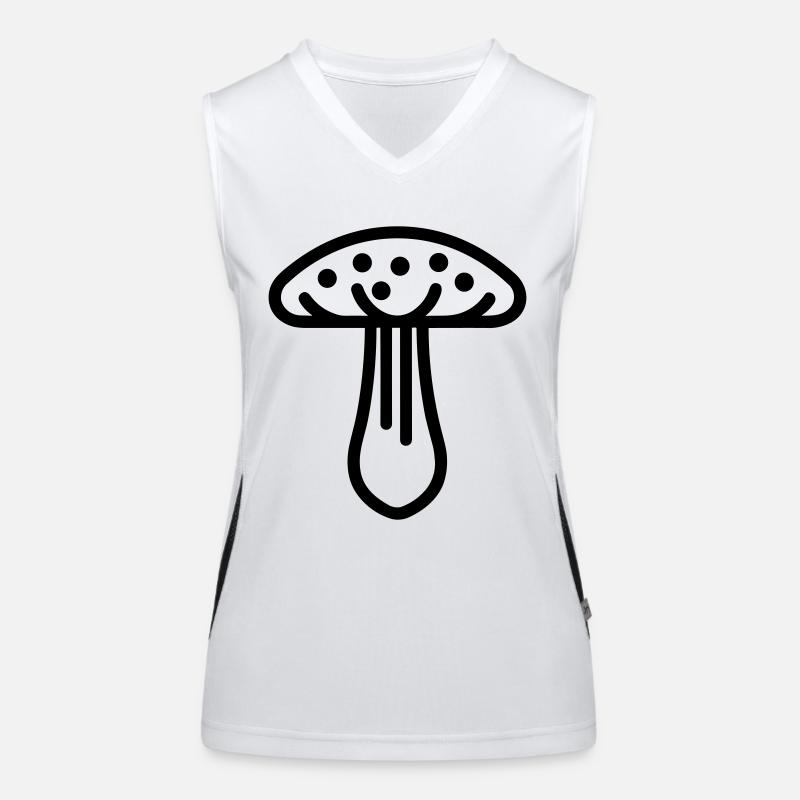 Mushroom Women's Functional Contrast Tank Top