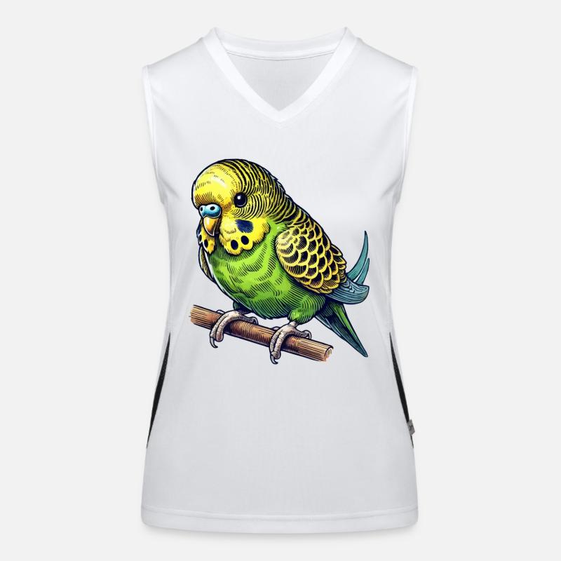 Perruche ondulée Débardeur respirant contrasté Femme