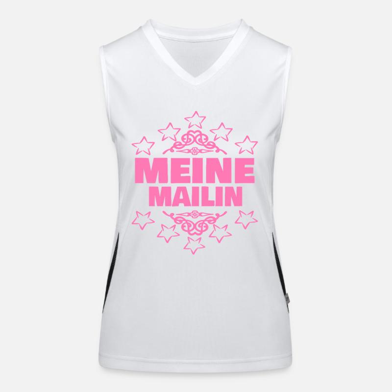Mädchen Mailin Funktionelles Kontrast-Tank Top für Frauen