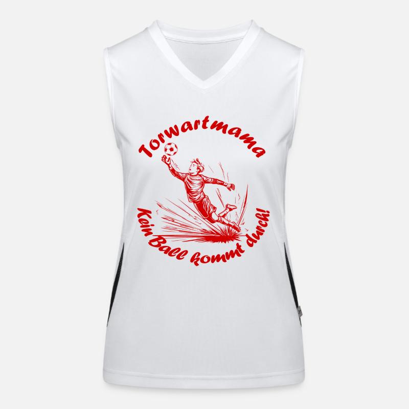 Towart Mama rot Funktionelles Kontrast-Tank Top für Frauen