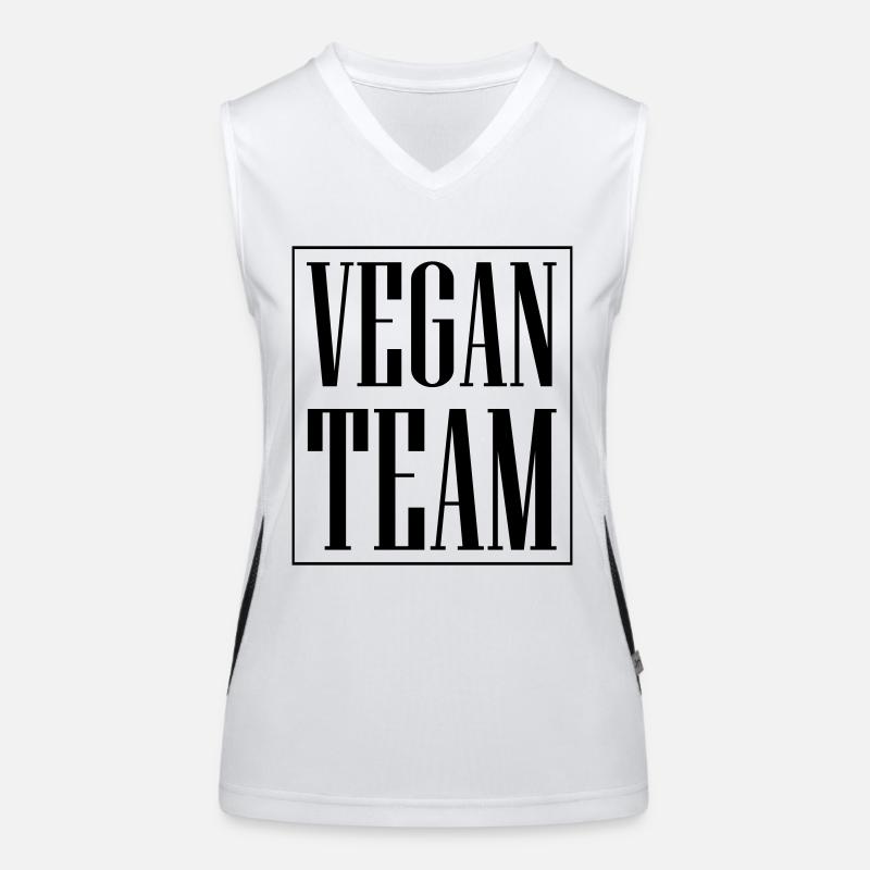 Vegan Team Women's Functional Contrast Tank Top