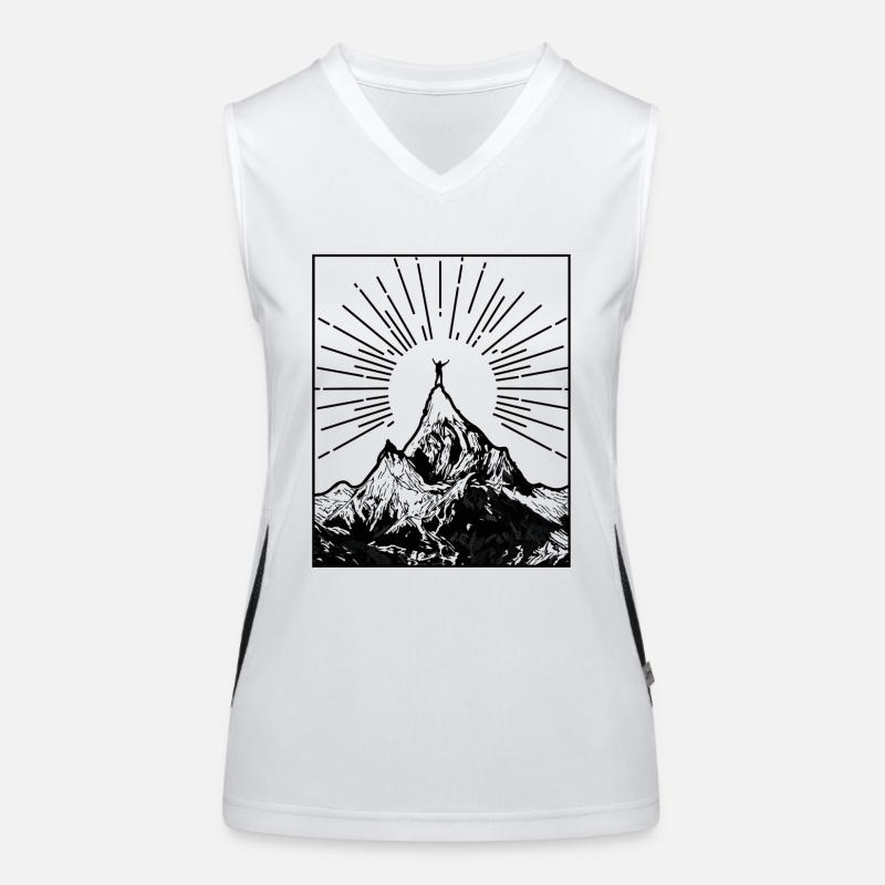 Mountain Funktionelles Kontrast-Tank Top für Frauen
