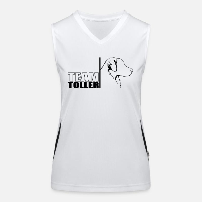 TEAM Great Dog Dog Retriever Wilsigns Women's Functional Contrast Tank Top