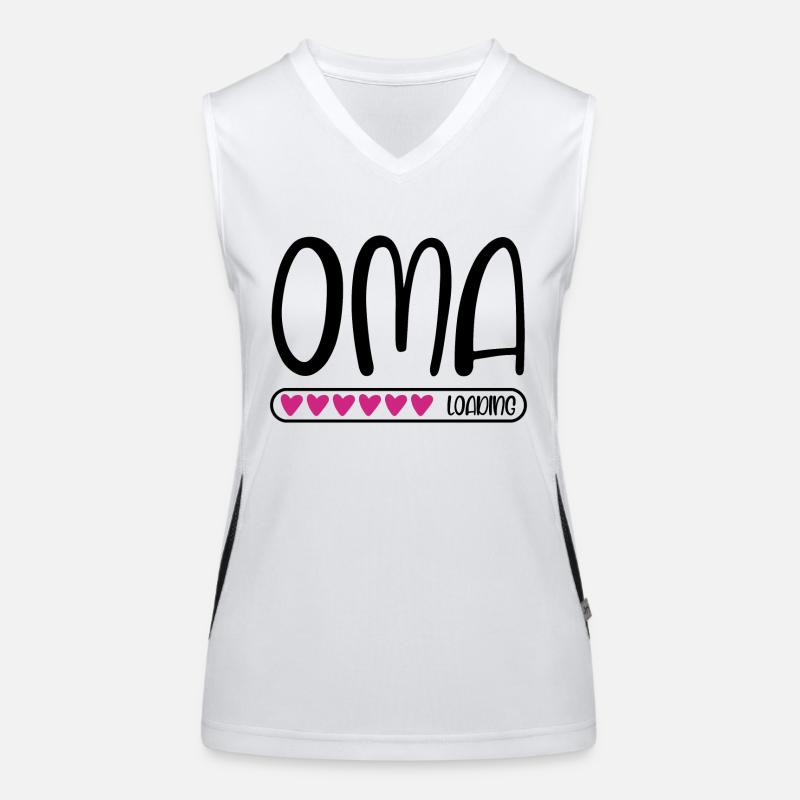 Oma loading Funktionelles Kontrast-Tank Top für Frauen
