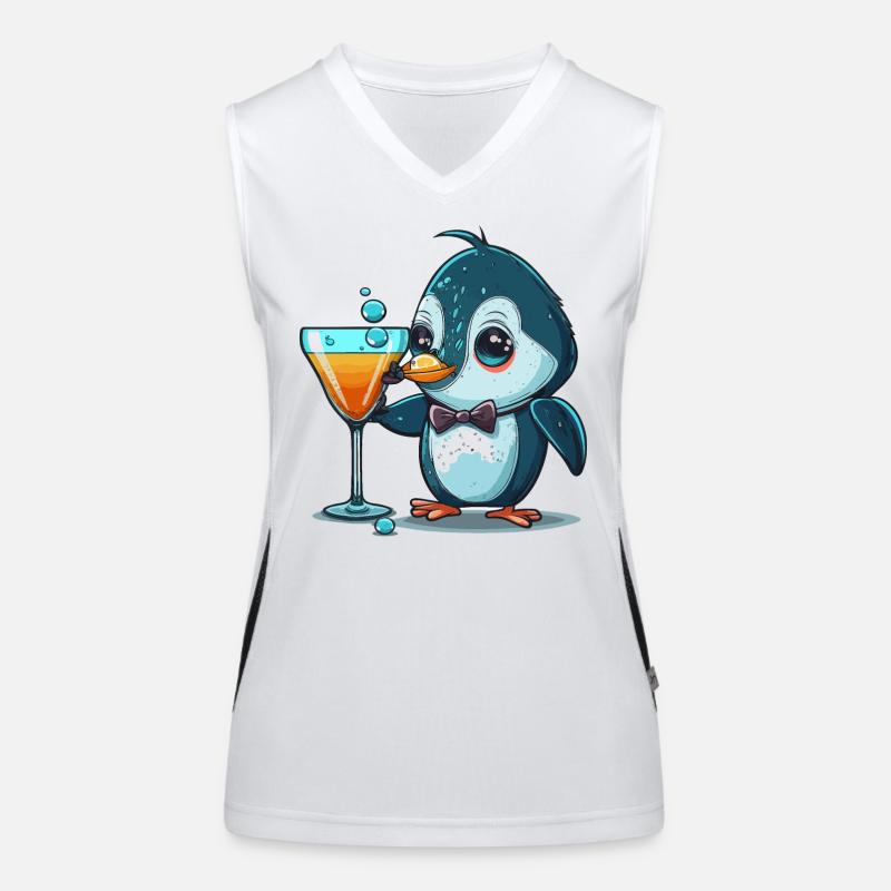Fancy Penguin Women's Functional Contrast Tank Top