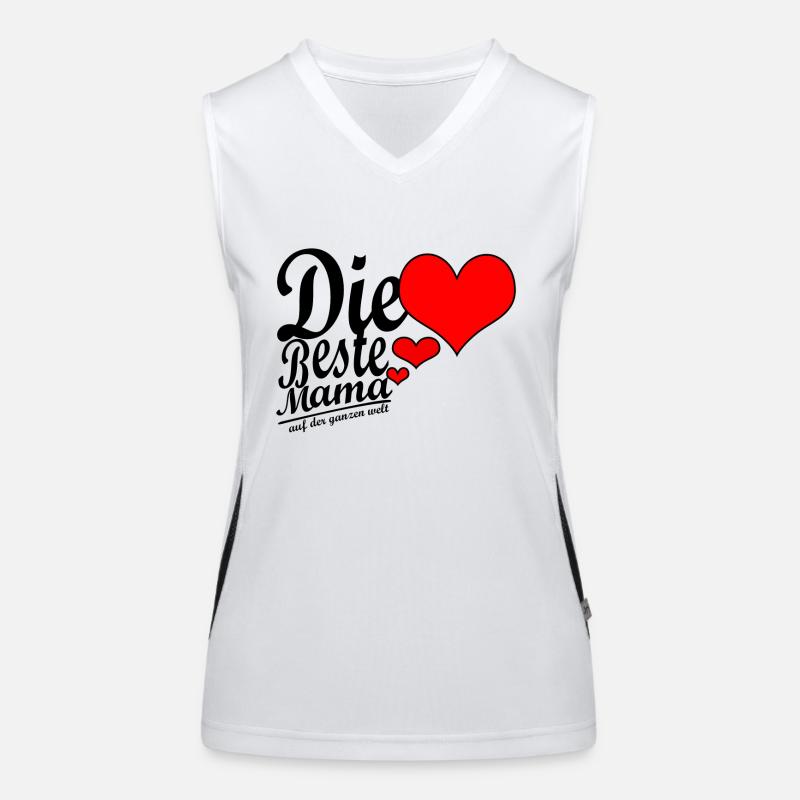 Die beste Mama Muttertag Geschenk Funktionelles Kontrast-Tank Top für Frauen