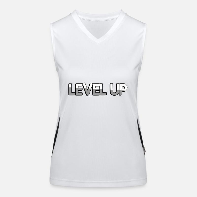 LEVEL UP - Gioco Top sportivo da donna in contrasto cromatico