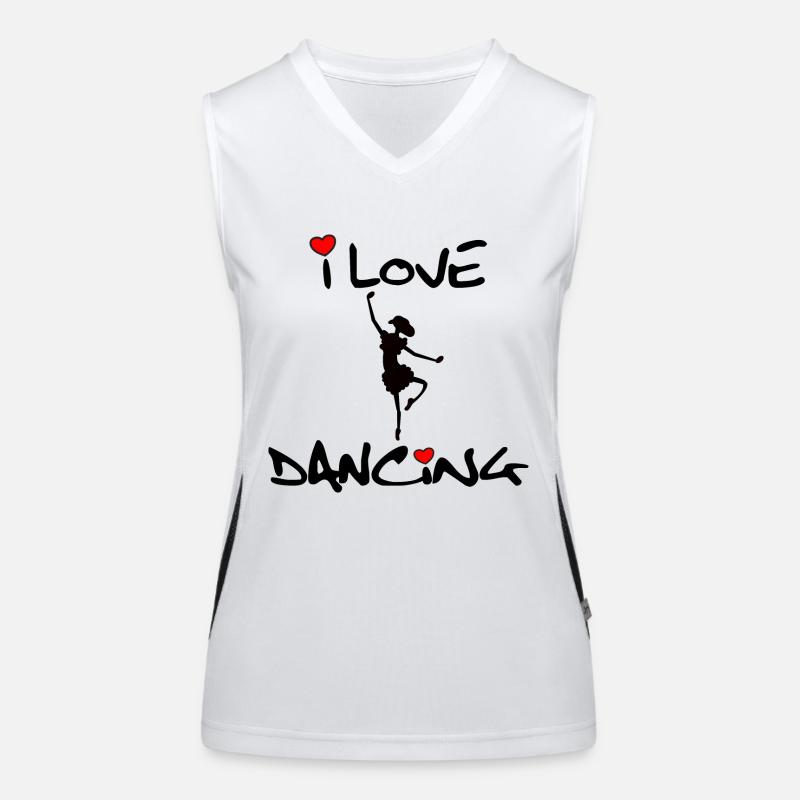 Dancing Funktionelles Kontrast-Tank Top für Frauen