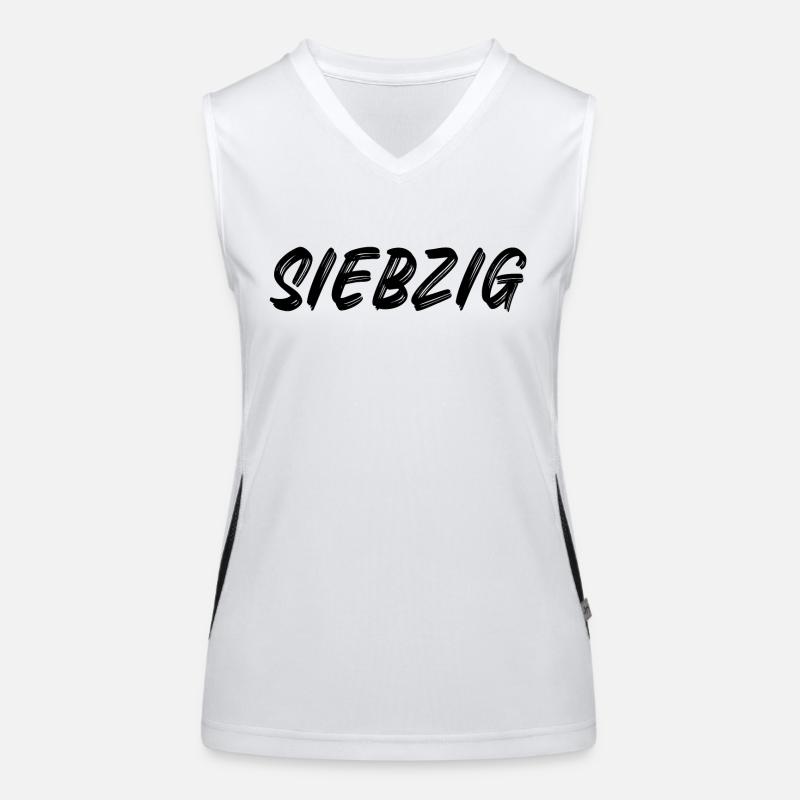 70 - Siebzig - 70. Geburtstag Funktionelles Kontrast-Tank Top für Frauen