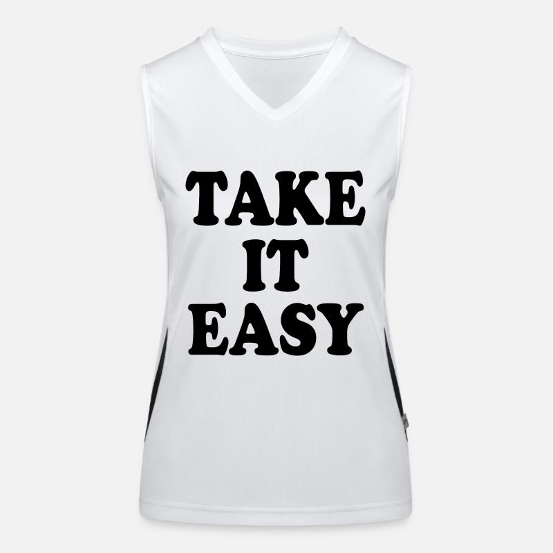Take it easy Funktionelles Kontrast-Tank Top für Frauen
