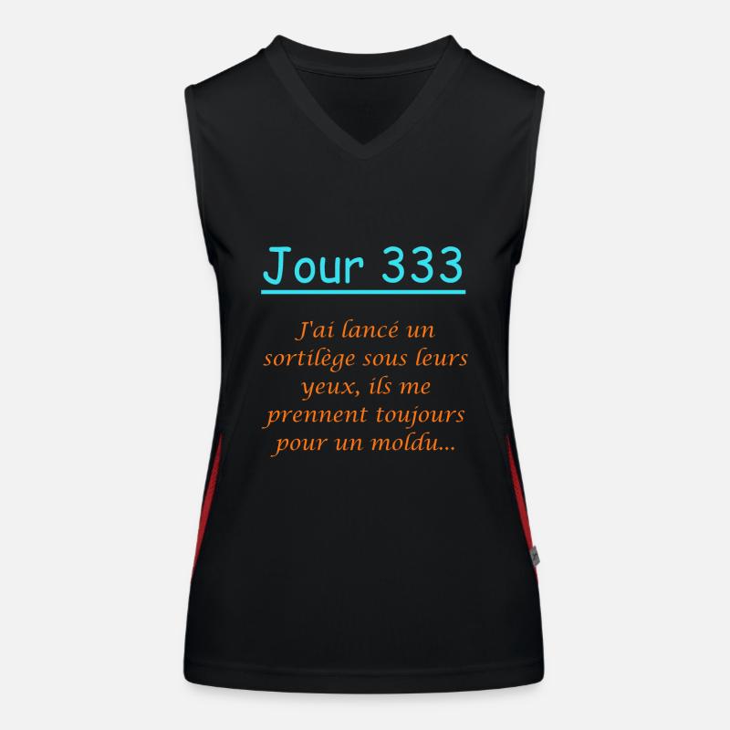 Jour 333 sortilège Débardeur respirant contrasté Femme