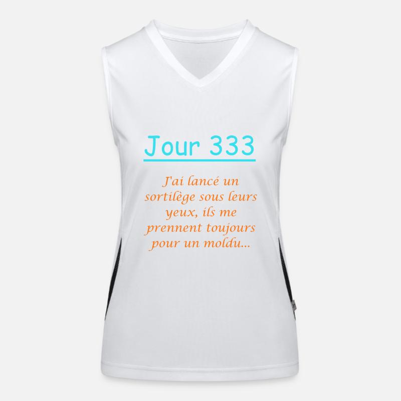 Tag 333 Zauber Funktionelles Kontrast-Tank Top für Frauen