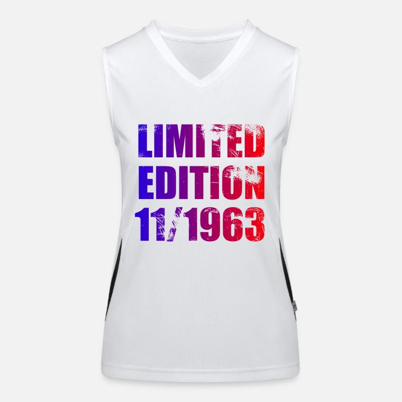 61e anniversaire Edition limitée 11/1963 Débardeur respirant contrasté Femme