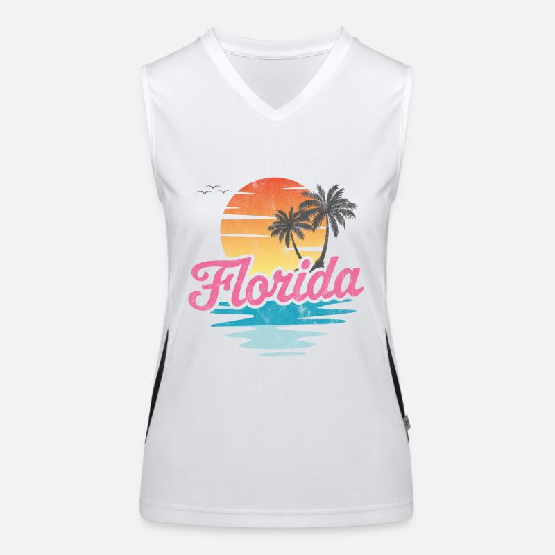 Floride Débardeur respirant contrasté Femme