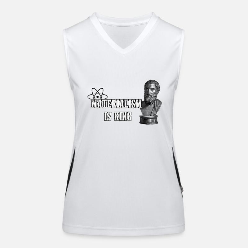 Materialism is King Women's Functional Contrast Tank Top