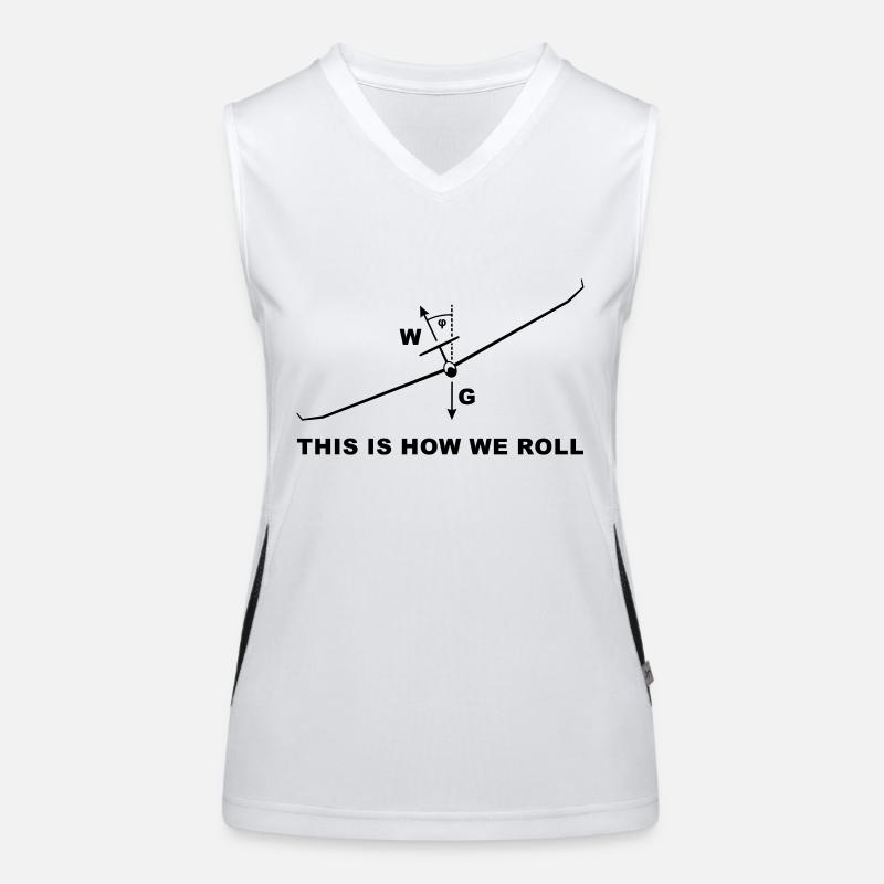 This is how sails fly Women's Functional Contrast Tank Top