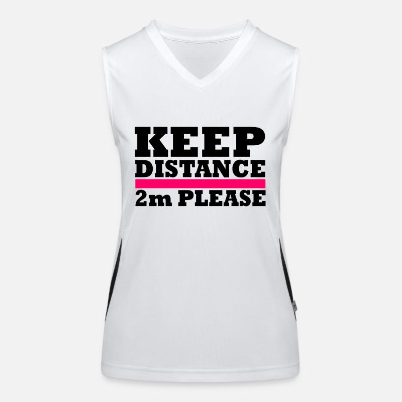 Keep distance Women's Functional Contrast Tank Top