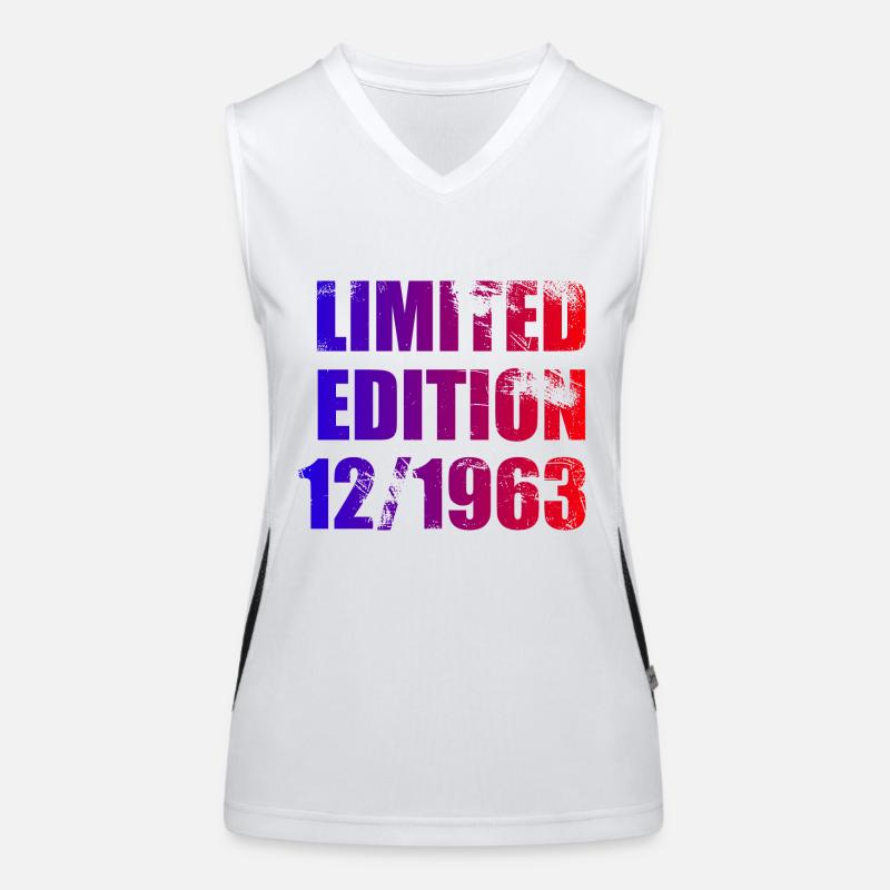 61e anniversaire Edition limitée 12/1963 Débardeur respirant contrasté Femme