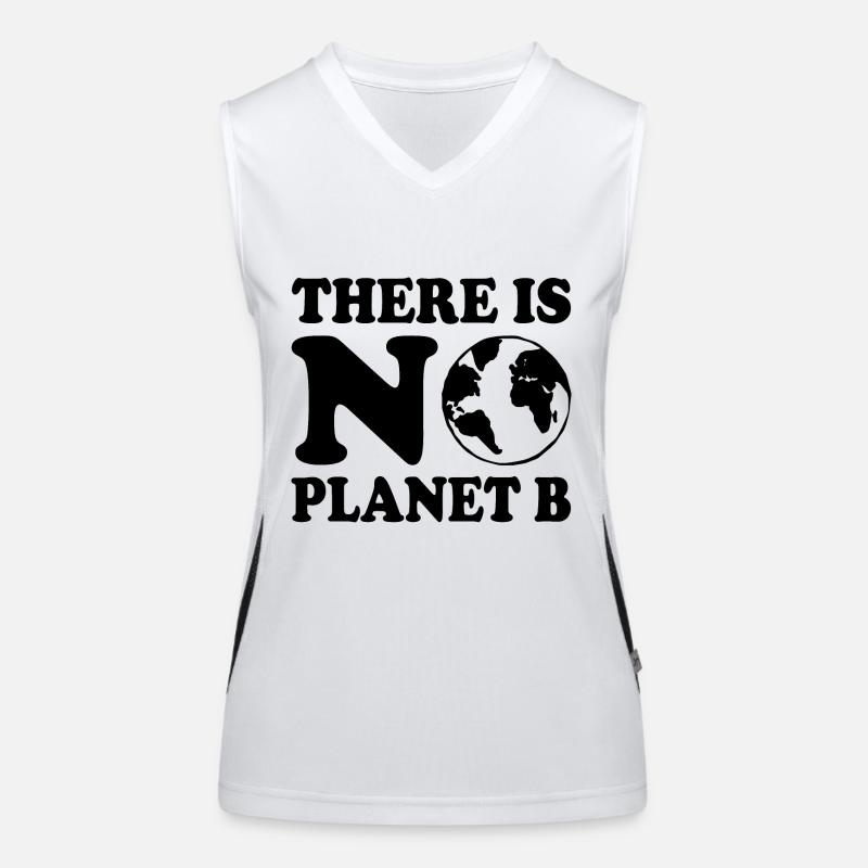 There is no planet b Débardeur respirant contrasté Femme