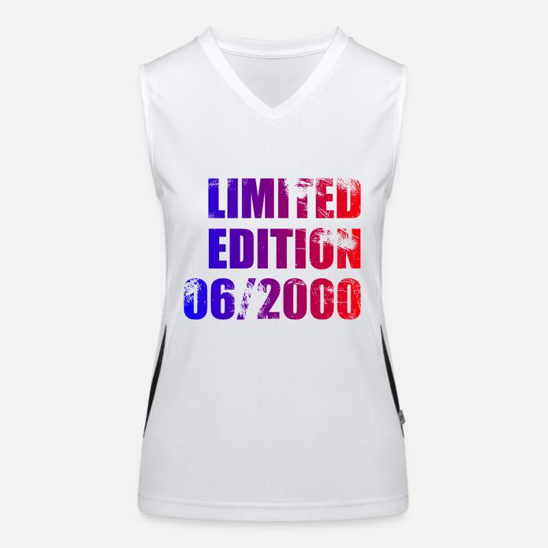 25e anniversaire Edition limitée 06/2000 Débardeur respirant contrasté Femme
