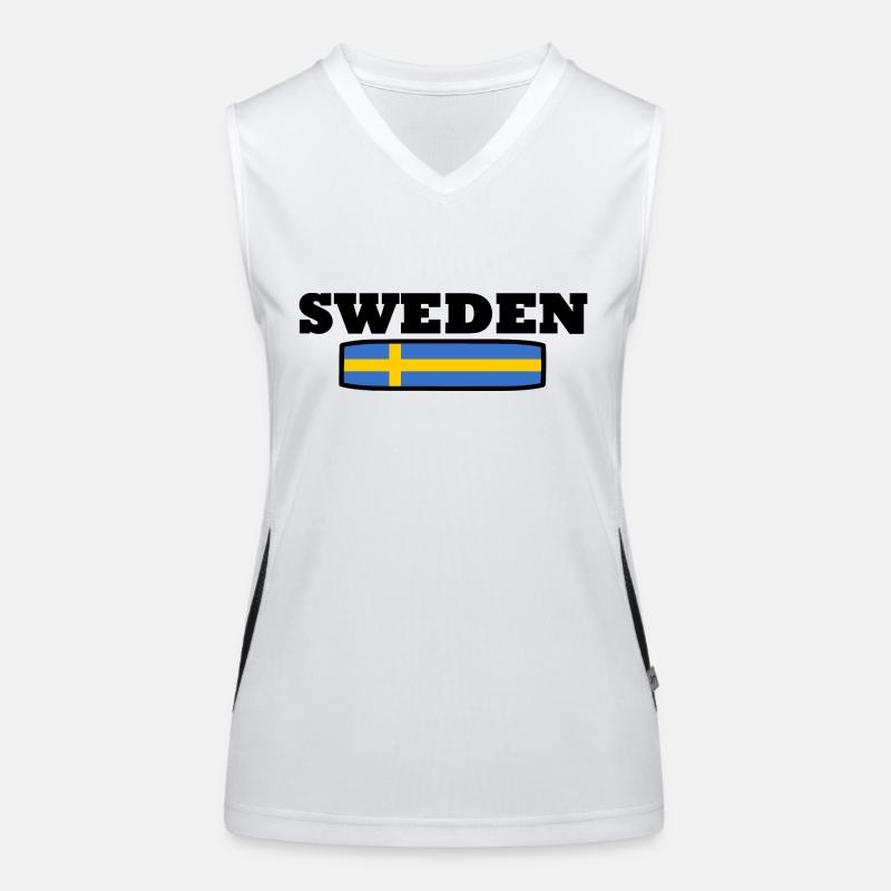 SUÈDE Débardeur respirant contrasté Femme