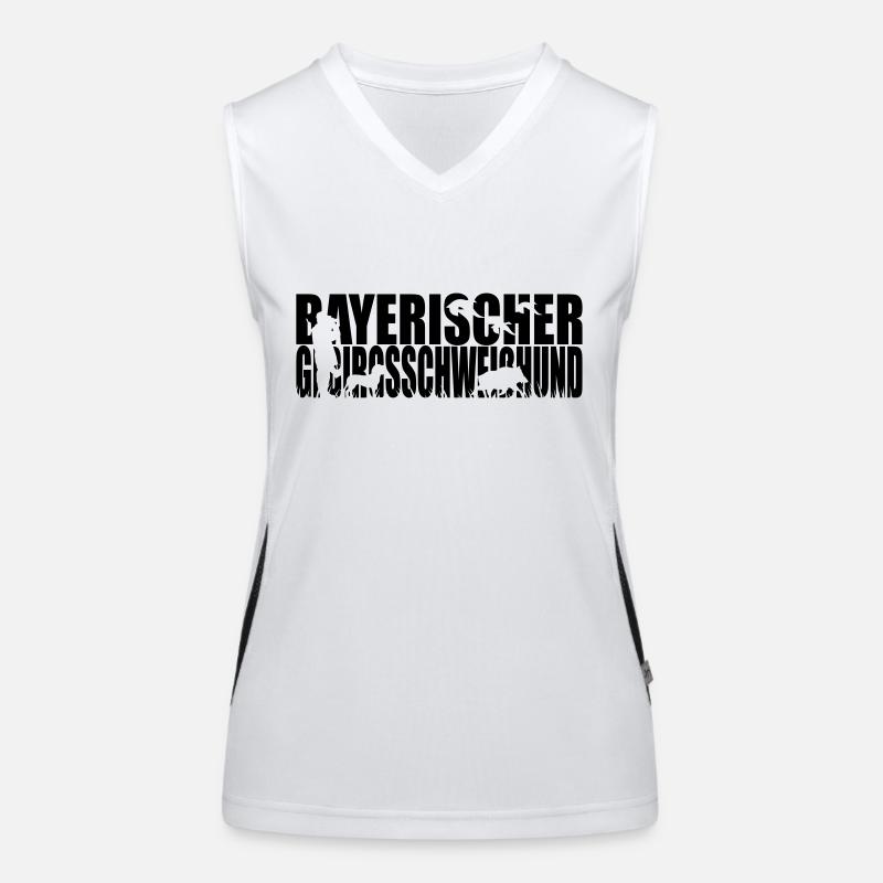BAYERISCHER GEBIRGSSCHWEISSHUND Jagdhunde Wilsigns Funktionelles Kontrast-Tank Top für Frauen
