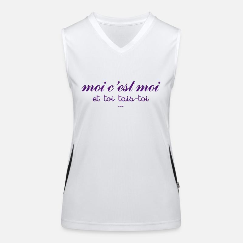 Moi C'est Moi Débardeur respirant contrasté Femme