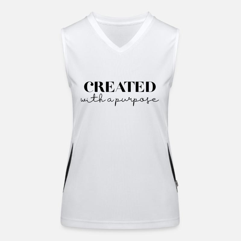 Créé dans un but précis Débardeur respirant contrasté Femme