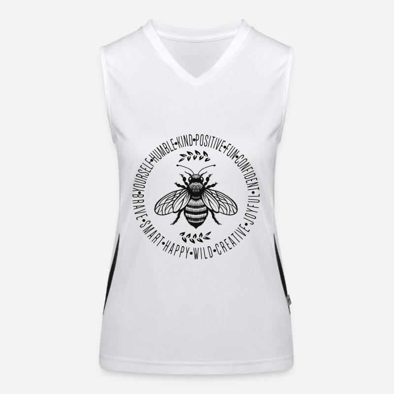 Bee Something Shirt Women's Functional Contrast Tank Top